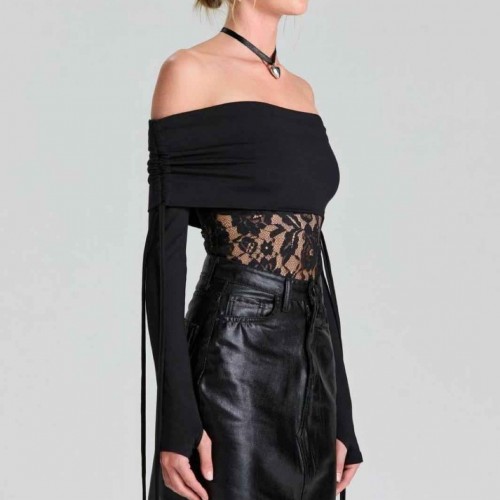 204307 TOPTAN SİYAH BLUZ 204307 TOPTAN SİYAH BLUZ toptan bayan giyim