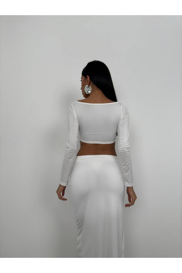 204319 white Skirt
