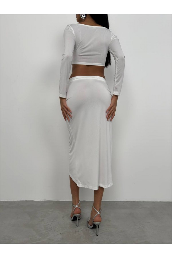 204319 white Skirt