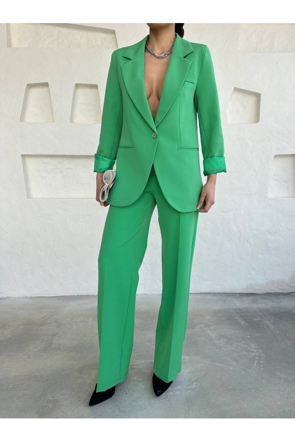 204389 GREEN Pants suit