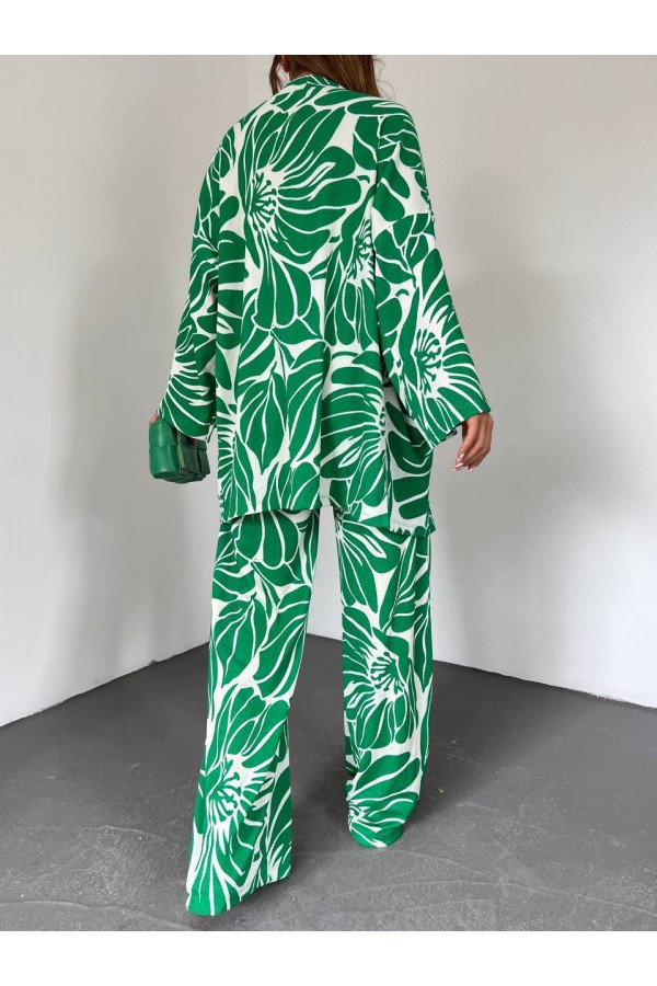 204782 patterned Pants suit