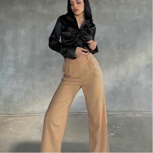 204788 TOPTAN BEJ PANTOLON toptan bayan giyim