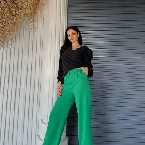 204791 TOPTAN YEŞİL PANTOLON 204791 TOPTAN YEŞİL PANTOLON toptan bayan giyim