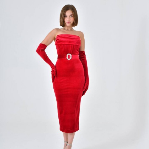 204841 TOPTAN KIRMIZI ABİYE 204841 TOPTAN KIRMIZI ABİYE toptan bayan giyim