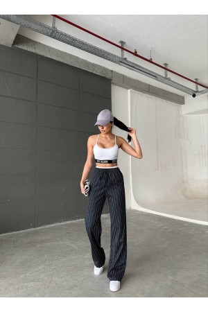 204889 Navy blue TROUSERS