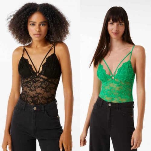 205015 GREEN BODYSUIT