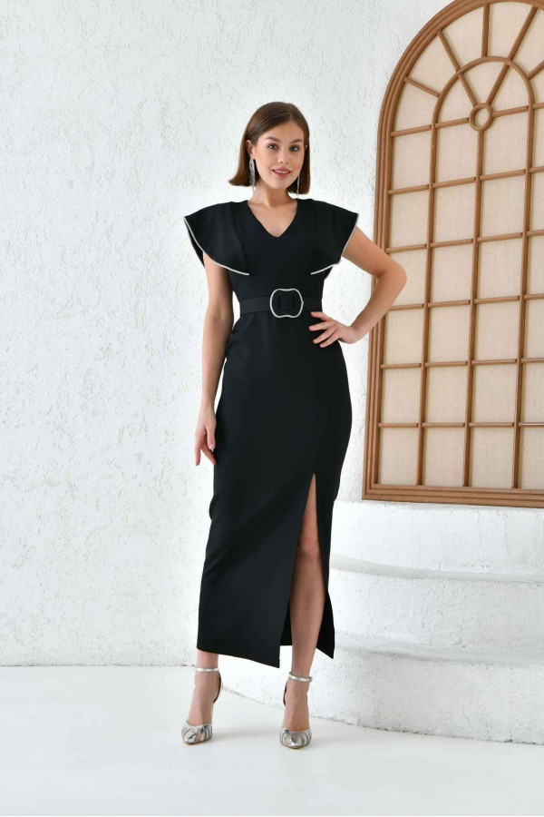 205126 black Evening dress
