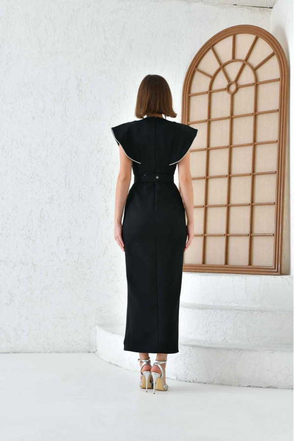 205126 чорний Вечірня сукня