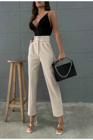 205128 white TROUSERS