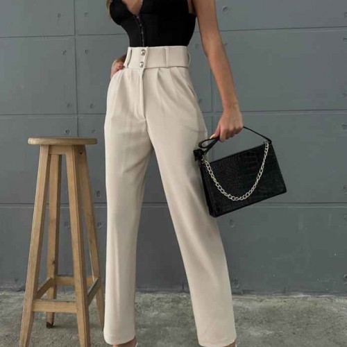 205128 TOPTAN BEYAZ PANTOLON 205128 TOPTAN BEYAZ PANTOLON toptan bayan giyim