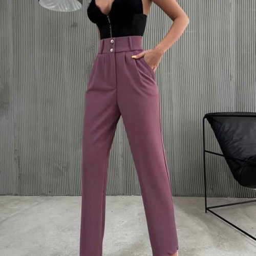 205131 TOPTAN MÜRDÜM PANTOLON 205131 TOPTAN MÜRDÜM PANTOLON toptan bayan giyim