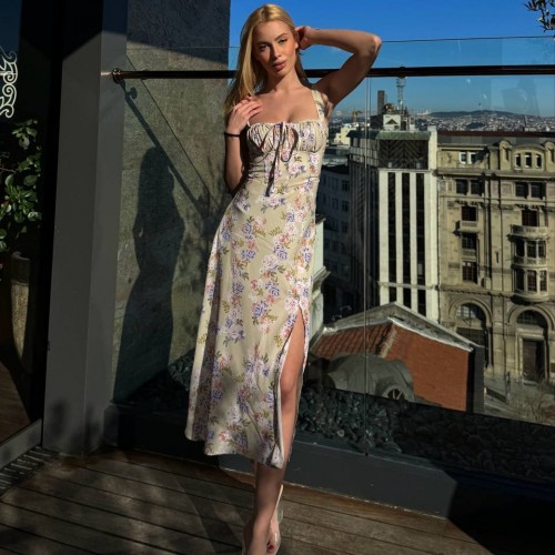 205187 TOPTAN DESENLİ ELBİSE 205187 TOPTAN DESENLİ ELBİSE toptan bayan giyim