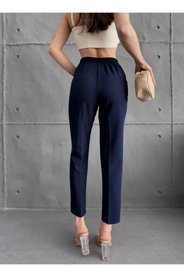 205199 Navy blue TROUSERS