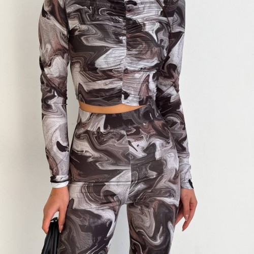 205349 TOPTAN DESENLİ PANTOLON TAKIM 205349 TOPTAN DESENLİ PANTOLON TAKIM toptan bayan giyim