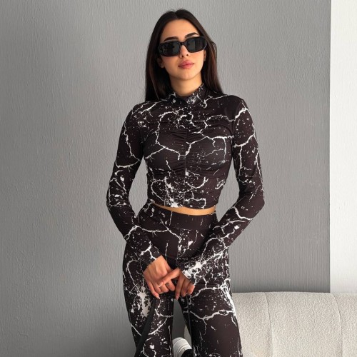 205351 TOPTAN DESENLİ PANTOLON TAKIM 205351 TOPTAN DESENLİ PANTOLON TAKIM toptan bayan giyim