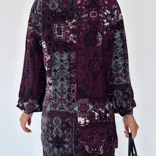 205386 TOPTAN DESENLİ PANTOLON TAKIM 205386 TOPTAN DESENLİ PANTOLON TAKIM toptan bayan giyim