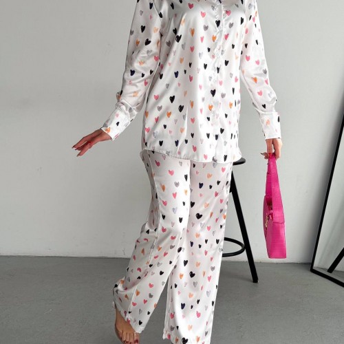 205407 TOPTAN DESENLİ PANTOLON TAKIM toptan bayan giyim