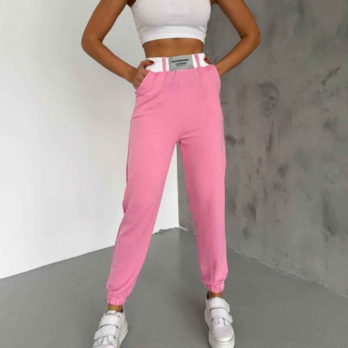 205493 TOPTAN PEMBE PANTOLON toptan bayan giyim