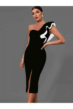205504 черный Вечернее платье