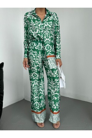 205508 patterned Pants suit