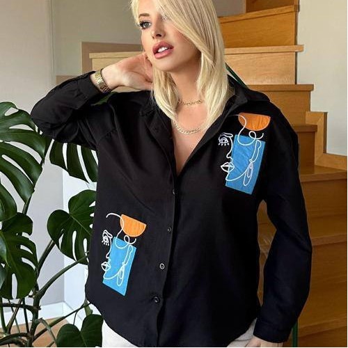 205578 TOPTAN KAHVE GÖMLEK 205578 TOPTAN KAHVE GÖMLEK toptan bayan giyim