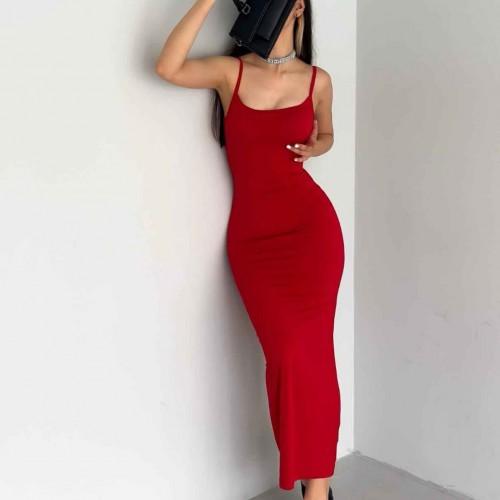 205929 TOPTAN KIRMIZI ELBİSE 205929 TOPTAN KIRMIZI ELBİSE toptan bayan giyim