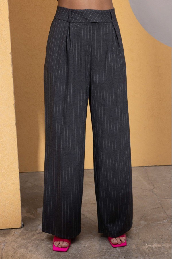 206120 striped Pants suit