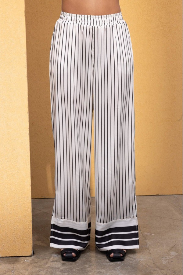 206121 striped Pants suit
