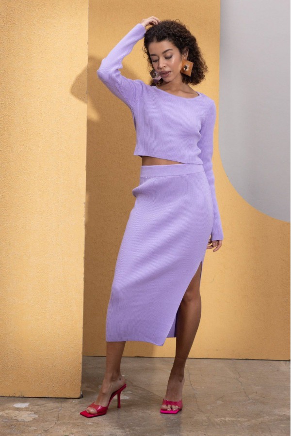 206127 lilac Skirt