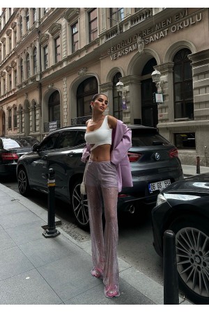 206532 lilac TROUSERS