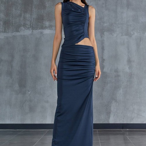 206788 TOPTAN LACİVERT ETEK TAKIM toptan bayan giyim