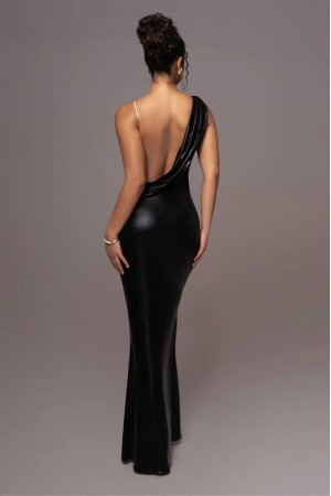 207023 black Evening dress
