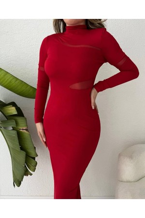 207194 red Evening dress
