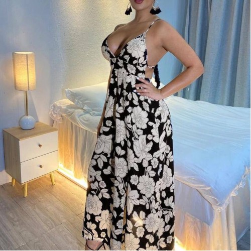 207220 TOPTAN DESENLİ ELBİSE toptan bayan giyim