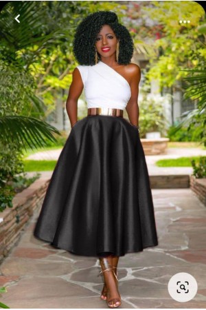 207243 black Skirt