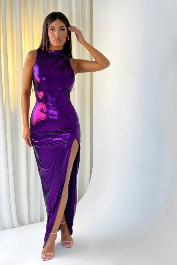 207293 purple Evening dress