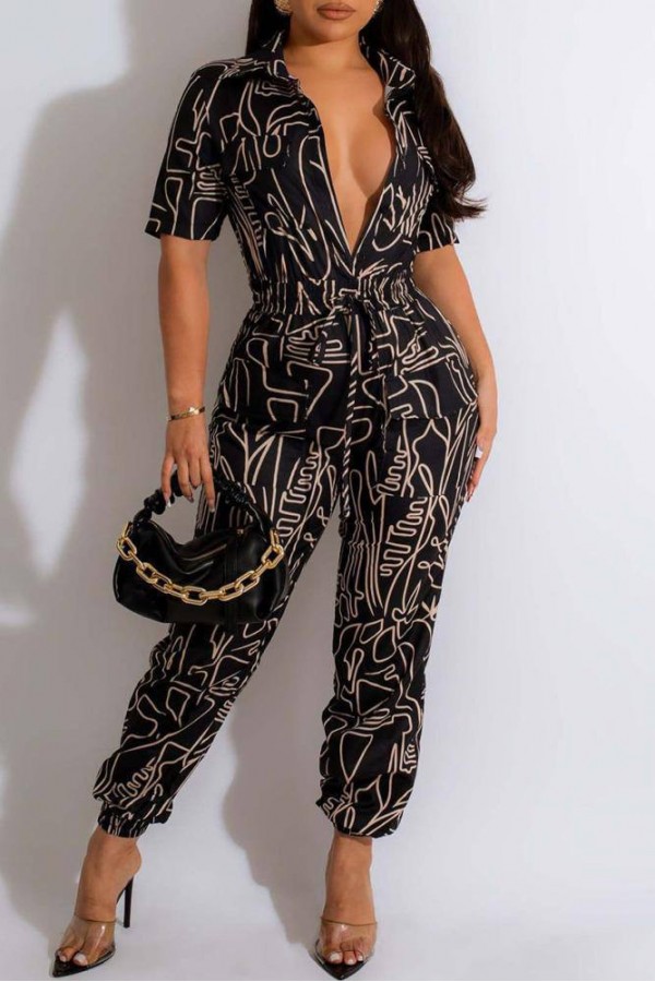 207358 patterned OVERALLS