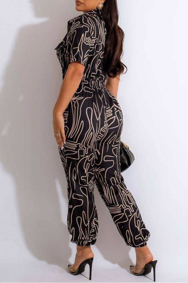 207358 patterned OVERALLS