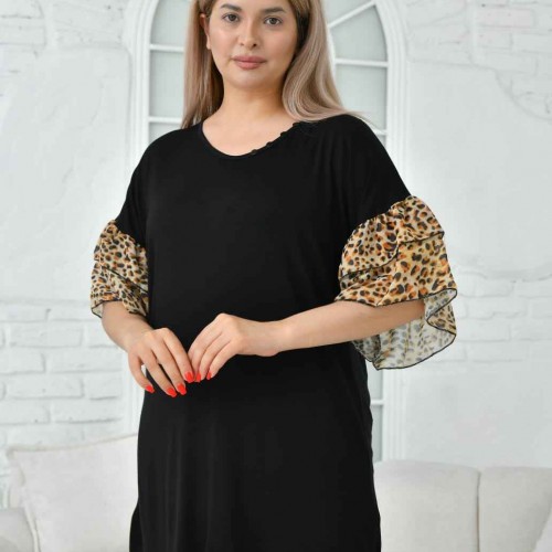 207428 TOPTAN SİYAH BLUZ toptan bayan giyim