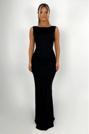 207446 black Evening dress