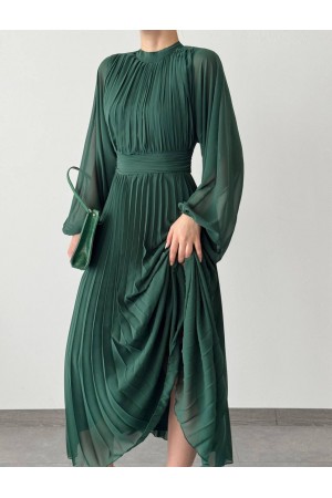 207534 Изумрудно-зеленый Вечернее платье
