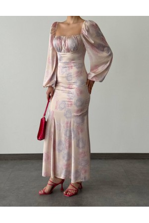 207566 patterned Evening dress