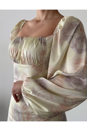 207567 patterned Evening dress
