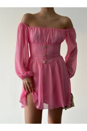 207591 pink DRESS