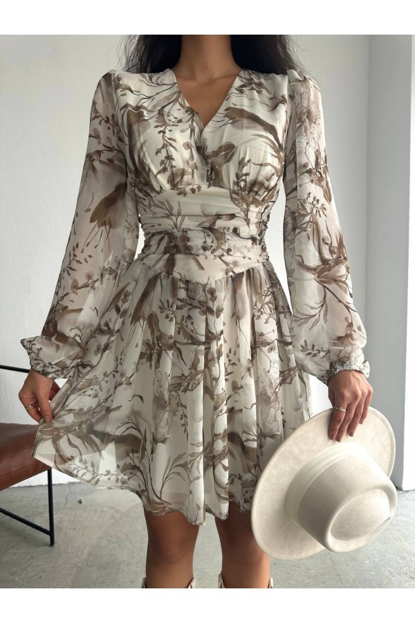 207618 patterned DRESS
