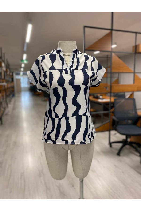 207717 patterned BLOUSE