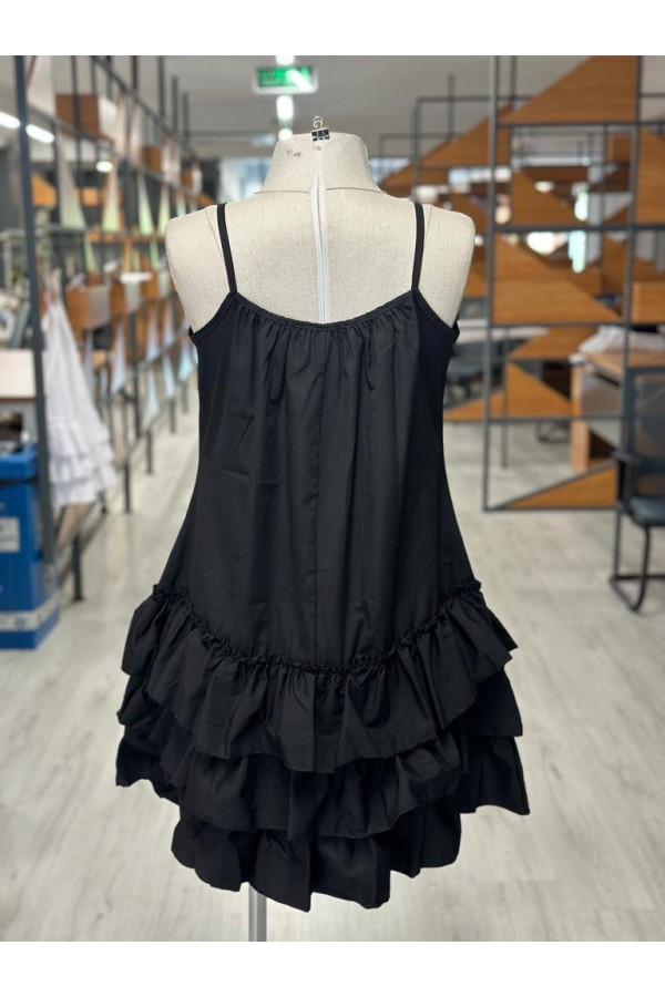 207741 أسود فستان