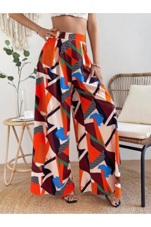 207775 patterned TROUSERS