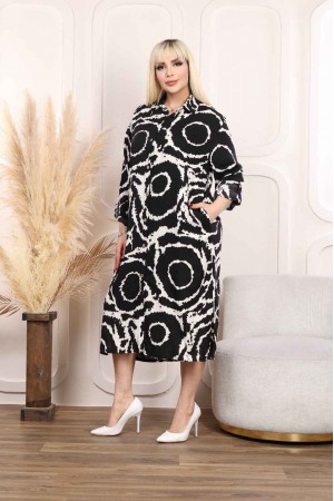 207942 patterned DRESS
