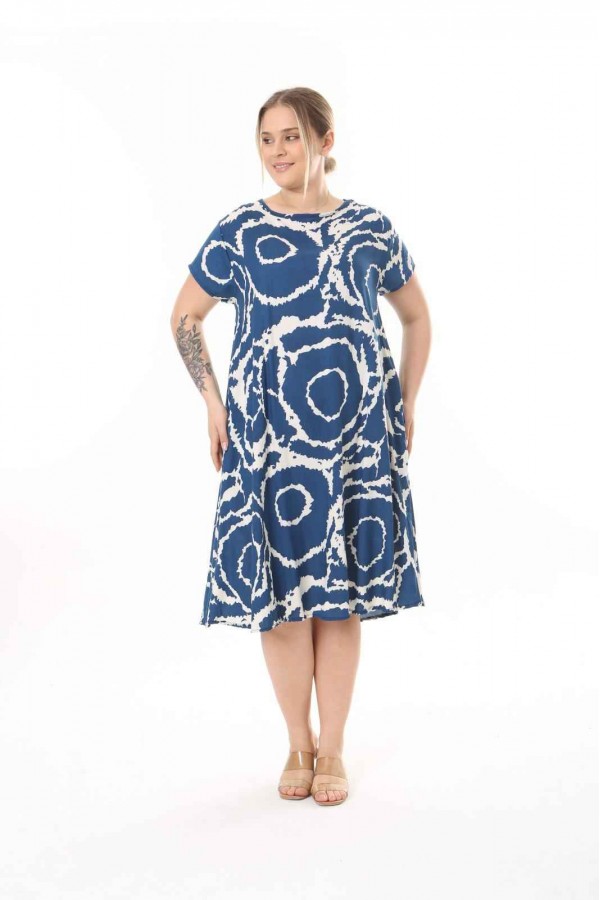 207946 patterned DRESS